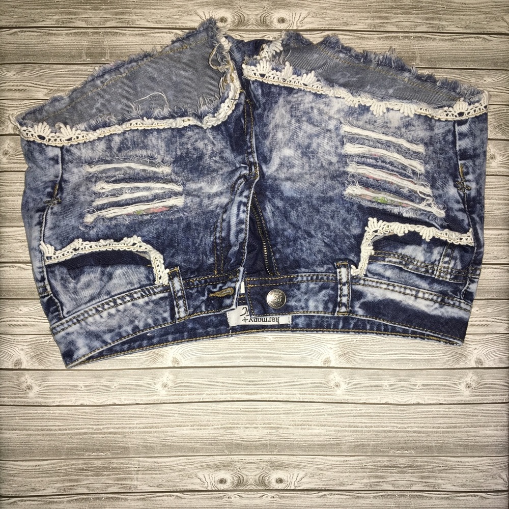 Distressed jeans